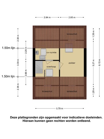 Floorplan - Vorsenpoel 126, 5283 ZM Boxtel